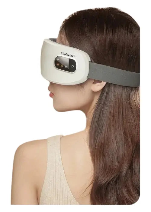 VitalRelax™ Eye Care Massager with Hot Compress, Electric Heating, and Bluetooth Music VitalRelax