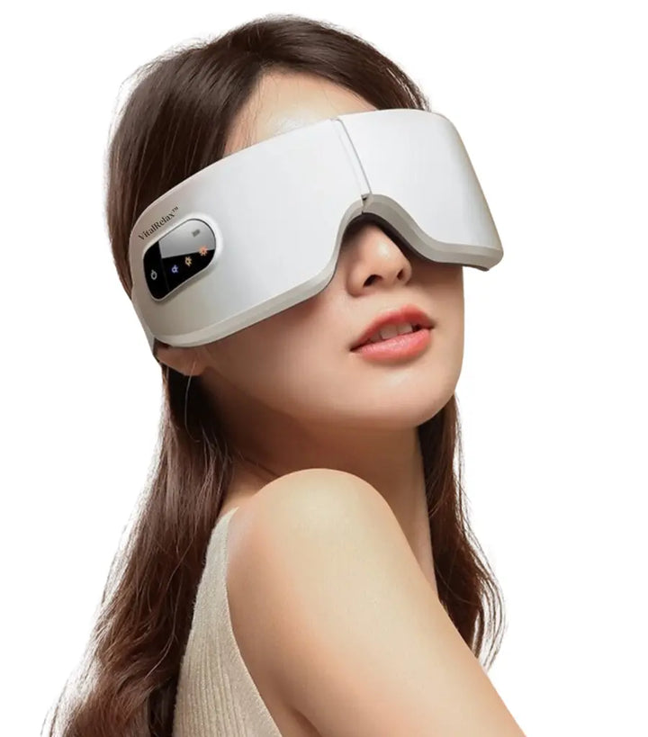 VitalRelax™ Eye Care Massager with Hot Compress, Electric Heating, and Bluetooth Music VitalRelax